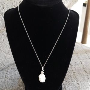 Sterling Silver and Pearl Necklace